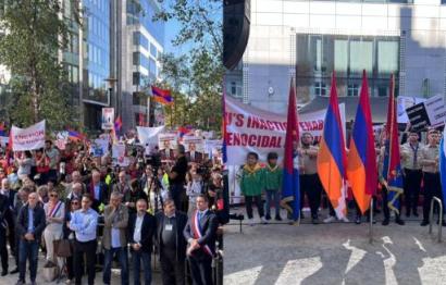 Ավելի քան 10․000 մարդ՝ Բրյուսելում ի զորակցություն Արցախի անցկացվող համաեվրոպական հանրահավաքին