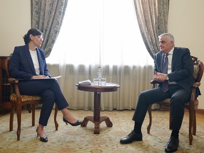 Փոխվարչապետ Մհեր Գրիգորյանն ընդունել է Հարավային Կովկասում ԶՖԳ գրասենյակի նորանշանակ տնօրենին
