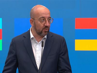 Шарль Мишель не стал отвечать на вопрос о возможности введения санкций ЕС против Азербайджана