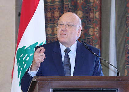 Lebanon does not intend to enter into conflict between Israel and Palestine, says PM