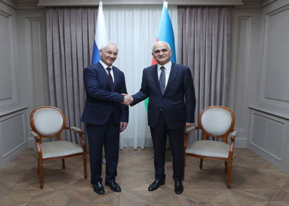 Azerbaijan՛s deputy prime minister meets with his Russian counterpart