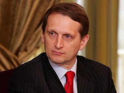 Нарышкин: В Вашингтоне и Лондоне одержимы идеей «поджечь» Евразийский континент
