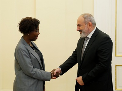 Mushikiwabo to Pashinyan: I express my solidarity with Armenian people due to Karabakh Armenians’ forced displacement