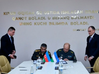 Ադրբեջանի և Ուզբեկստանի պաշտպանության նախարարները 2024-ի համար երկկողմ համագործակցության պլան են ստորագրել