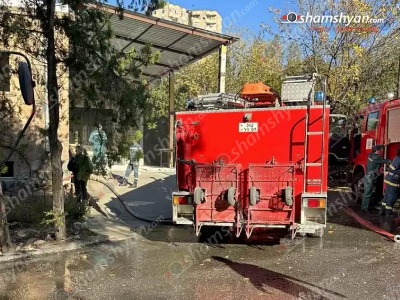 Խոշոր հրդեհ՝ Երևանի «Շամպայն գինիների գործարան»-ում, արևային պանելների պահեստում. պատճառվել է 15 մլն դրամի վնաս
