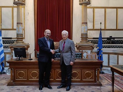 Քննարկվել են Հայաստանի ԳԱԱ և Աթենքի ակադեմիայի միջև համագործակցության հուշագիր կնքելու հարցեր