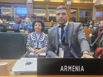 Karabakh Armenian historical, cultural monuments’ preservation issues presented at ICCROM General Assembly meeting