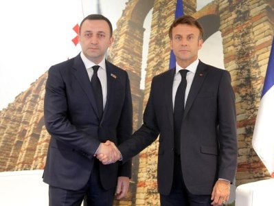 Վրաստանի վարչապետն ու Ֆրանսիայի նախագահը քննարկել են Հարավային Կովկասում անվտանգության հարցերը