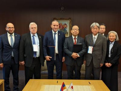 Министр экономики Армении и гендиректор компании «MASH Corporation» заключили договор