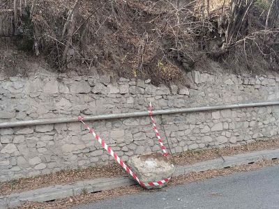 Փրկարարներն Բերդ քաղաքում իրականացրել են հարկադիր քարաթափման աշխատանք