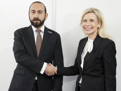Ararat Mirzoyan presents to OSCE PA chair principles of Armenia package of proposals for peace treaty with Azerbaijan