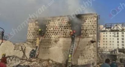 «Ապագա տուն» ՍՊԸ-ին պատկանող վթարային շենքի պահեստային հատվածում հրդեհ է բռնկվել. shamshyan.com