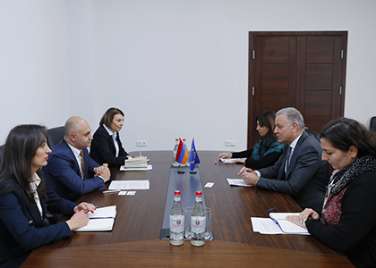 Գեղամ Գևորգյանն ու ԵՄ դեսպանը քննարկել են նոր մեկնարկող  տեխնիկական աջակցության ծրագիրը