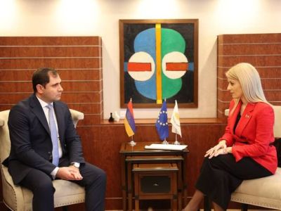 Armenia defense minister, Cyprus parliament speaker discuss regional security