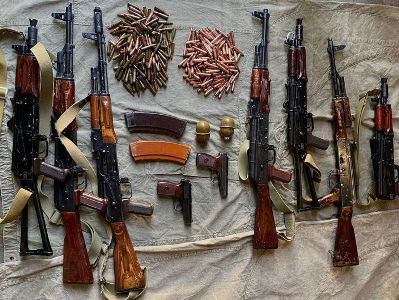 Военная полиция: В Армении изъято большое количество незаконно хранившегося оружия