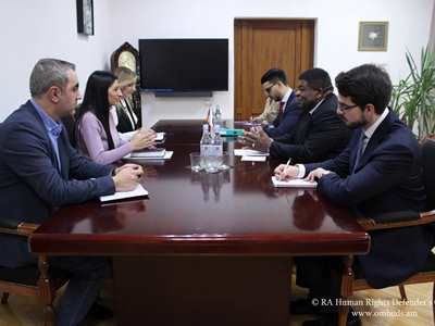 ՄԻՊ-ը Մարտին Չունգոնգի հետ քննարկել է ԼՂ-ից բռնի տեղահանված անձանց իրավունքների պաշտպանությանն առնչվող հարցեր