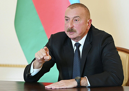 Ալիևը սպառնում է. Եթե Հայաստանն իր օրենսդրությունը չբերի նորմալ վիճակի, խաղաղության պայմանագիր չի լինի