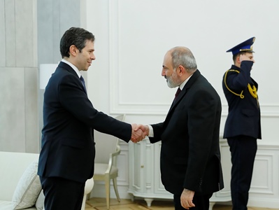 Armenia PM underscores continued development of cooperation with Greece