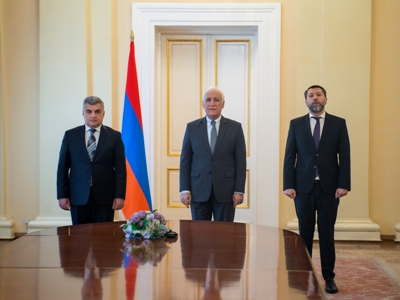 Նախագահի նստավայրում տեղի է ունեցել դատավորի երդման արարողություն