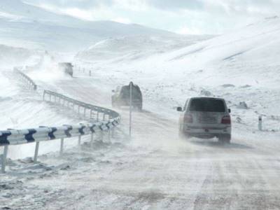 В Сюникской области, Дилижане и Иджеване идет снег