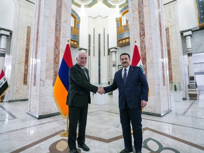 Armenia president, Iraq PM discuss overall regional situation, current developments