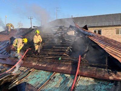 Մխչյան գյուղի Կասյան փողոցում բռնկված հրդեհը մեկուսացվել է