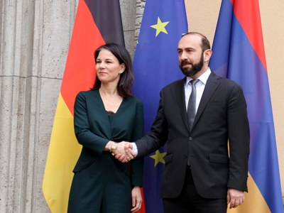 Armenia, Germany FMs’ meeting underway in Berlin (PHOTOS)