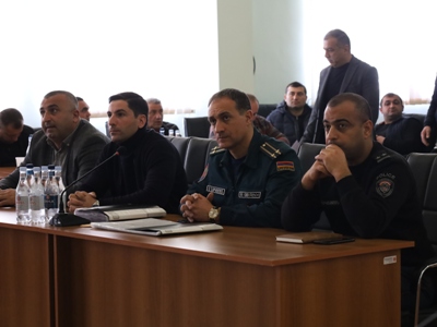 Աղետների ռիսկի կառավարման պլանի նախագծի շնորհանդես Վեդի համայնքում