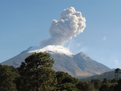 Popocatepetl volcano becomes active in Mexico