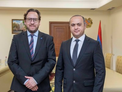 Գերմանիայի՝ Հարավային Կովկասում քրեական գործերով գլխավոր հանձնակատարն այցելել է ՀՀ քննչական կոմիտե