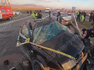 Ավտովթար Արարատի մարզում․ կա 2 զոհ, 2 վիրավոր․ մահացածներն ամուսիններ էին