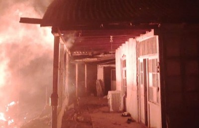 В сгоревшем доме в селе Тхкут обнаружено тело человека