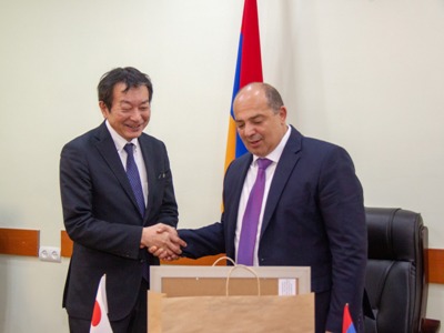 Հայկ Ղալումյանը Ճապոնիայի դեսպանին ներկայացրել է Տավուշի զարգացման հնարավորություններն ու հեռանկարները