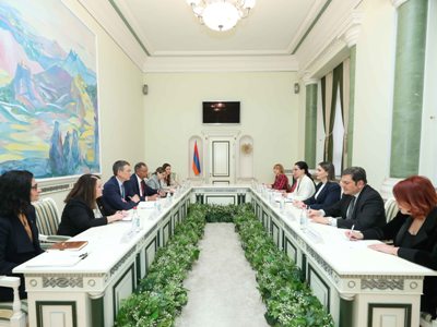 Աննա Վարդապետյանն ընդունել է ԱՄՆ պետդեպի և ԱՄՆ արդարադատության դեպարտամենտի բարձրաստիճան պաշտոնյաներին