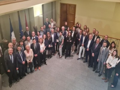ՀՀ-ում գտնվող գործարար պատվիրակությունը պատմական առաքելության ավարտին հյուրընկալվել է դեսպանատանը. Ֆրանսիայի դեսպան