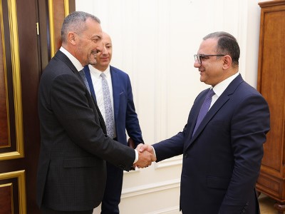 Փոխվարչապետ Տիգրան Խաչատրյանն ընդունել է «Վեոլիա» ընկերության փոխնախագահին