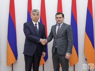 Չինաստանը համագործակցության հնարավորություն է տեսնում «Գոտի և ճանապարհ» ծրագրի շրջանակներում. Չեն Ժուն՝ Արշակյանին