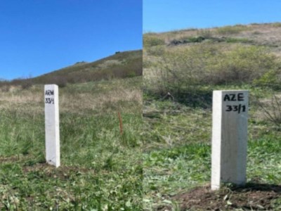 28 border markers installed, as of Friday, on Armenia-Azerbaijan boundary
