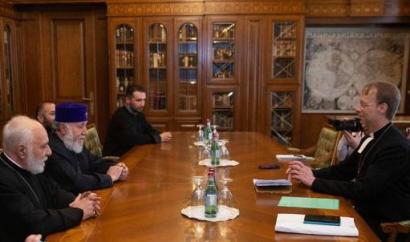 Ամենայն Հայոց Կաթողիկոսն ընդունեց Շվեդիայի Եկեղեցու Վեստերիսի եպիսկոպոսին