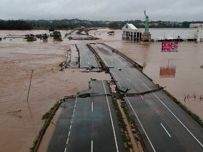 Southern Brazil floods’ death toll nears 80