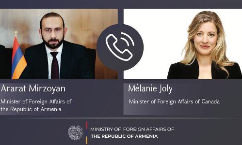 Главы МИД Армении и Канады обсудили урегулирование отношений между Ереваном и Баку