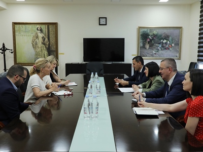 Ժաննա Անդրեասյանը հանդիպել է ՄԱԿ-ի անվտանգության հարցերով պատասխանատու Ֆղանսուազ Ժակոբին