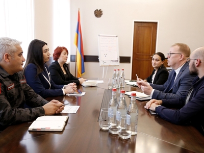 Միջազգային փորձագետի հետ հանդիպումների ընթացքում քննարկվել են ՆԳՆ կրթահամալիրի ձևավորման ինստիտուցիոնալ հարցեր