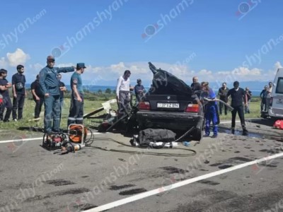 Страшное ДТП в Гегаркунике: «BMW» столкнулся с фурой, есть погибший