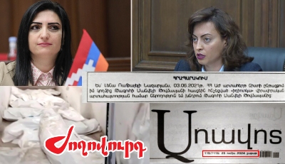«Ժողովուրդ». Լենա Նազարյանը դատարանի պահանջով ներողություն է խնդրել ու դեռ պետք է տուգանք վճարի Թագուհի Թովմասյանին