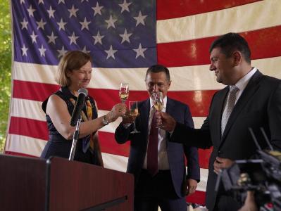 U.S. Independence Day celebrated in Kapan during Ambassador Kvien's visit to Syunik