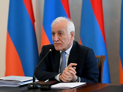 Президент Армении принял делегацию иудео-христианского союза Save Armenia