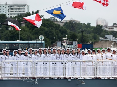 Парад в честь дня ВМФ России: в нем не участвовали корабли, об уничтожении которых говорила Украина