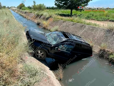 Նշավան գյուղում «Jeep Grand Cherokee»-ն հայտնվել է «Ստալինյան ջրանցքում»․ կա 2 վիրավոր