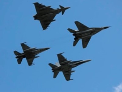 Italy puts fighter jets in the air to intercept unidentified aircraft over Lithuania